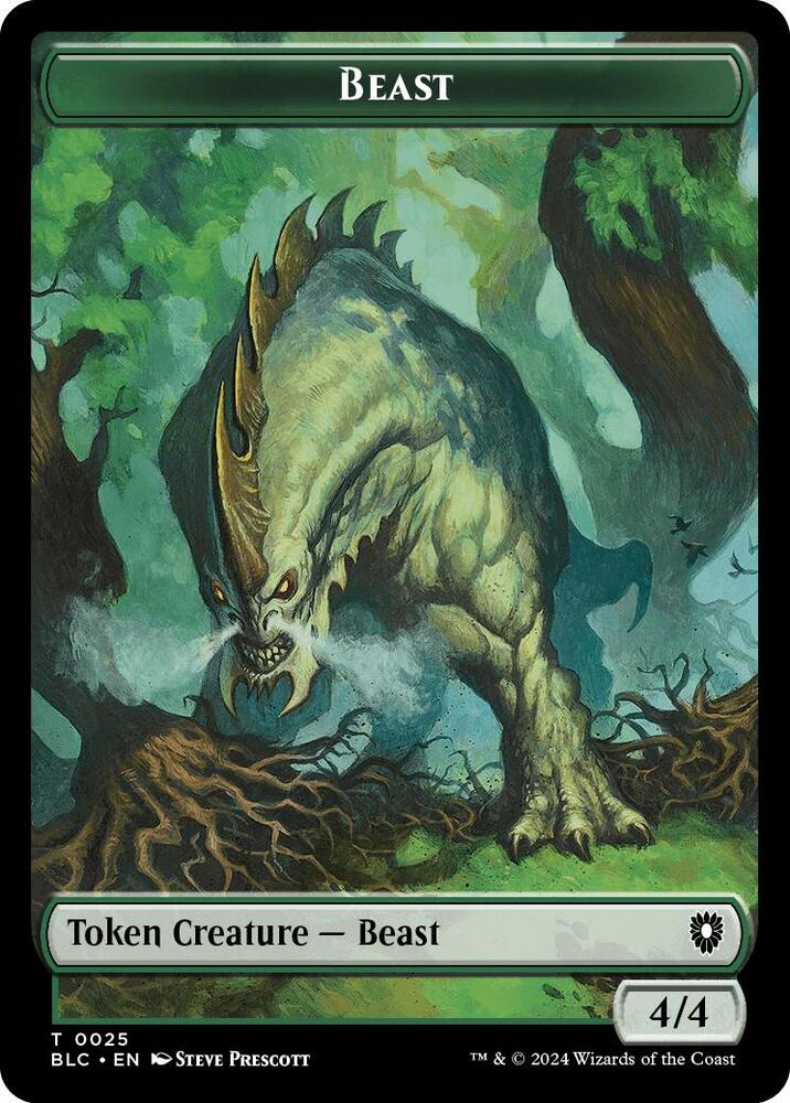 Cat // Beast (0025) Double-Sided Token (Back)