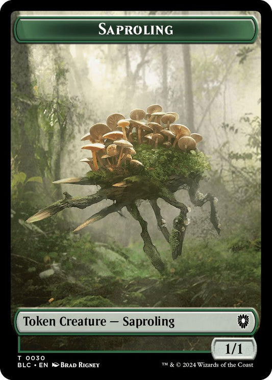 Saproling // Treasure Double-Sided Token