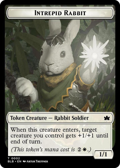 Bat // Intrepid Rabbit Double-Sided Token (Back)
