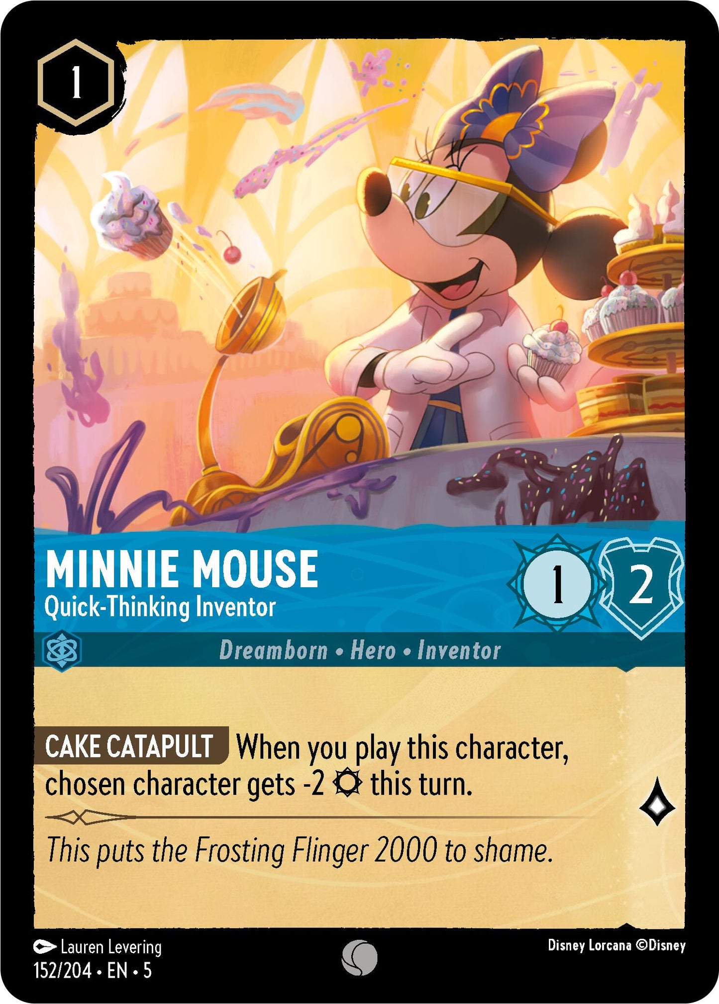 Minnie Mouse - Quick-Thinking Inventor [5 - 152/204 - Common] - Shimmering Skies