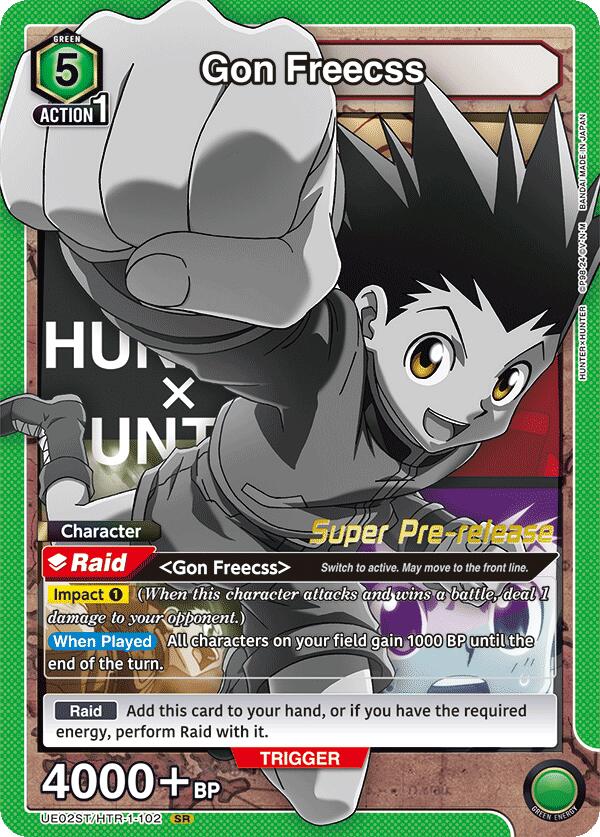 Gon Freecss (102) [UE02ST_PRE - UE02ST/HTR-1-102] - UE02ST : HUNTER X HUNTER Super Pre-Release Starter Deck