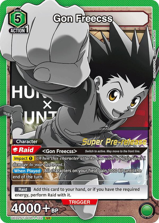 Gon Freecss (102) [UE02ST_PRE - UE02ST/HTR-1-102] - UE02ST : HUNTER X HUNTER Super Pre-Release Starter Deck