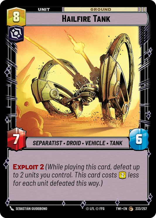 Hailfire Tank (233/257) [Twilight of the Republic]