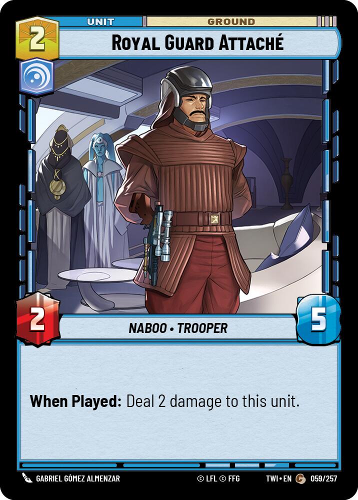 Royal Guard Attaché [TWI - 059/257 Common] - Twilight of the Republic