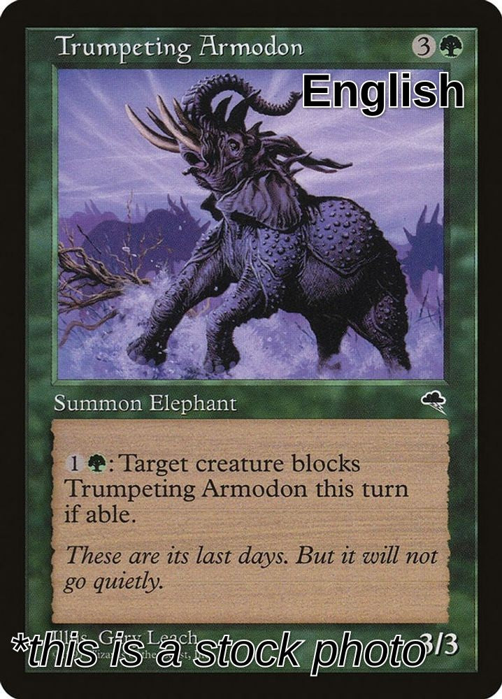 Trumpeting Armodon