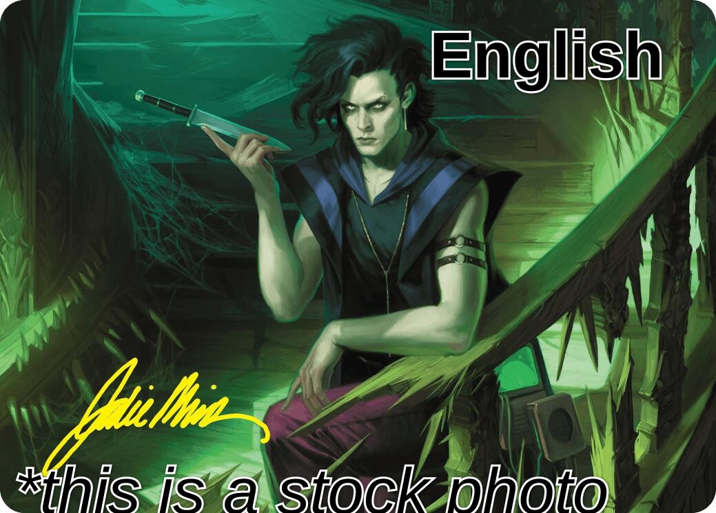 Winter, Misanthropic Guide Art Card (Gold-Stamped Signature)