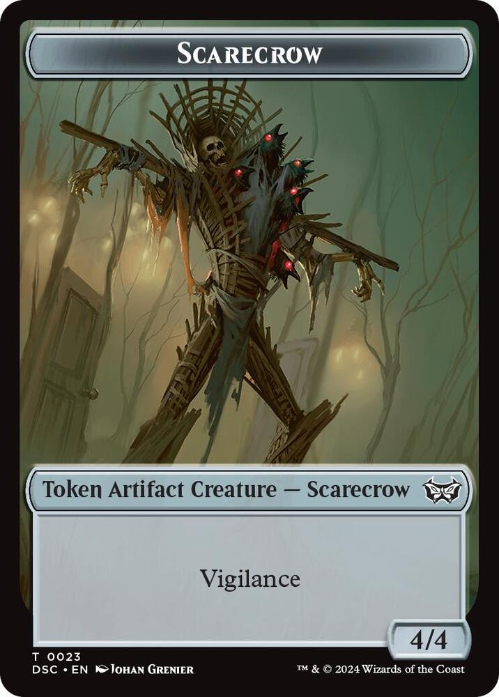 Fractal // Scarecrow Double-Sided Token (Back)