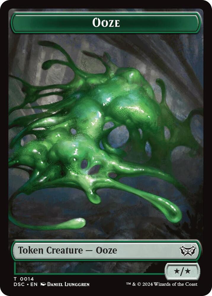 Insect (0011) // Ooze (0014) Double-Sided Token (Back)