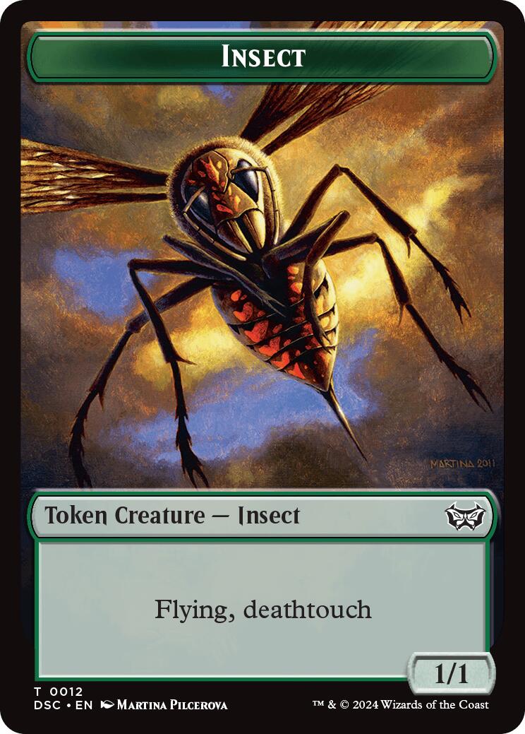 Insect (0012) // Ooze (0013) Double-Sided Token