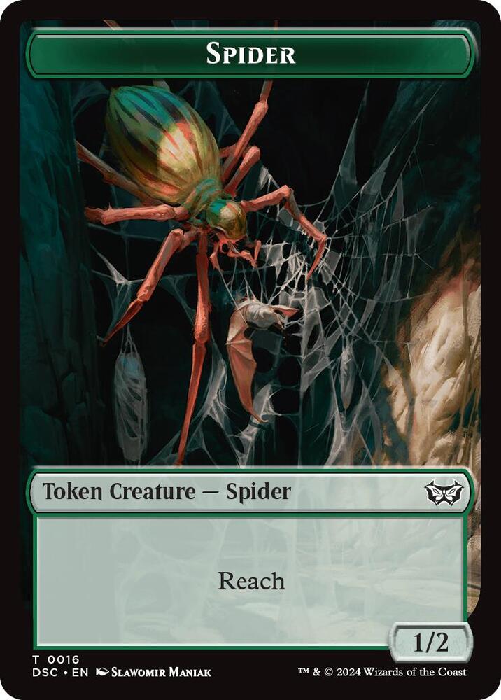 Treefolk // Spider Double-Sided Token (Back)