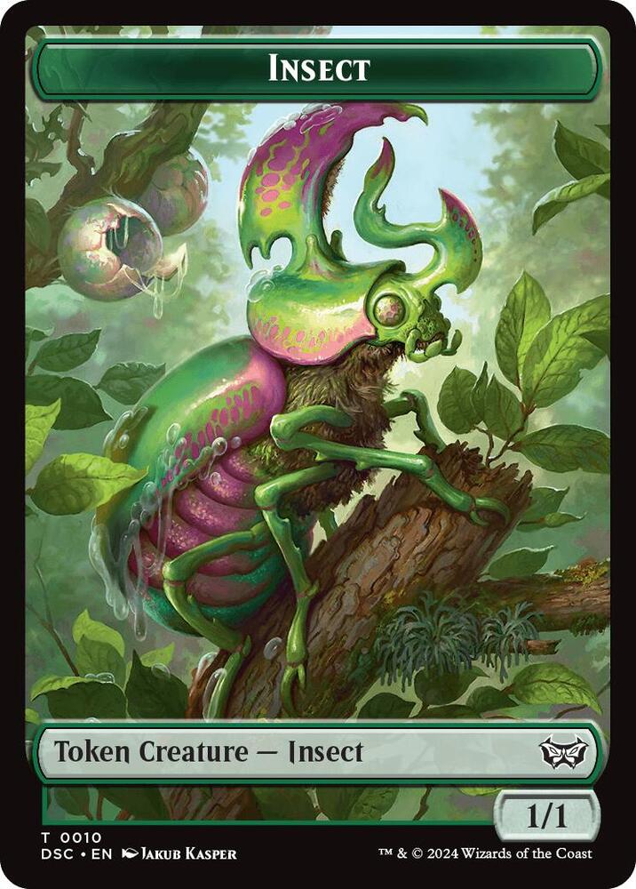 Wurm (0019) // Insect (0010) Double-Sided Token (Back)