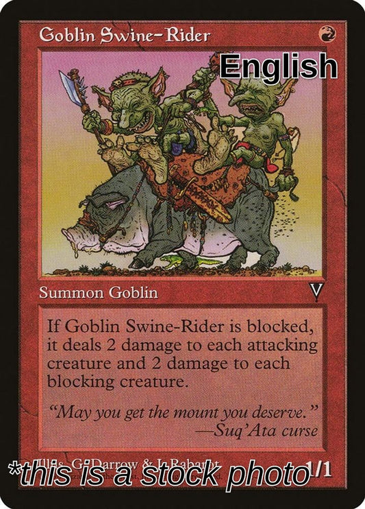 Goblin Swine-Rider