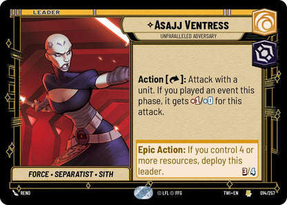 Asajj Ventress - Avversario impareggiabile [TWI - 014/257] - Twilight of the Republic