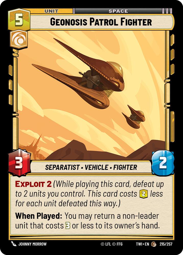 Geonosis Patrol Fighter [TWI - 215/257]