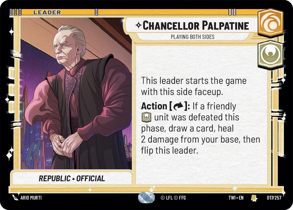 Chancellor Palpatine - Playing Both Sides [TWI - 017/257]