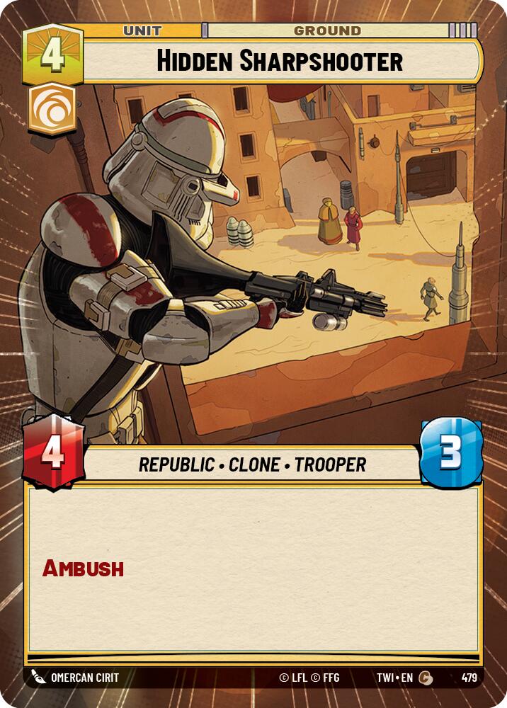 Hidden Sharpshooter (Hyperspace) [TWI - 479 - Common] - Twilight of the Republic