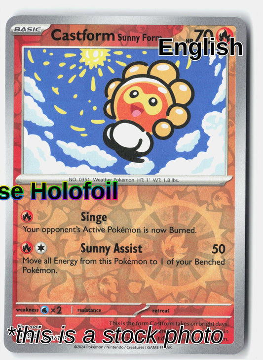 Castform Sunny Form - 020/191