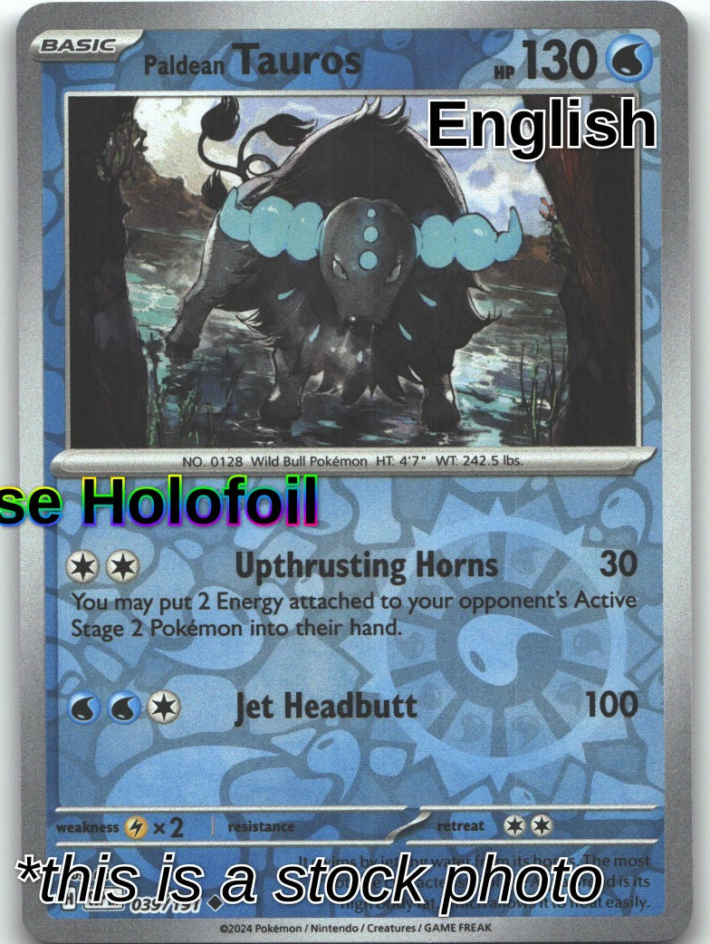 Paldean Tauros - 039/191