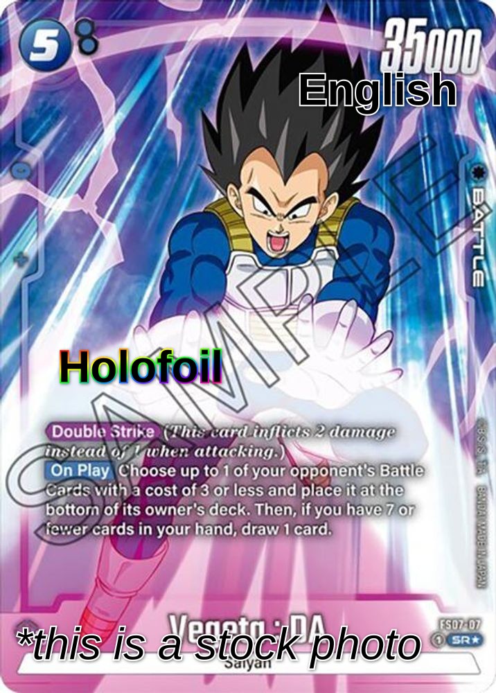 Vegeta : DA (Bonus Pack Alternate Art)