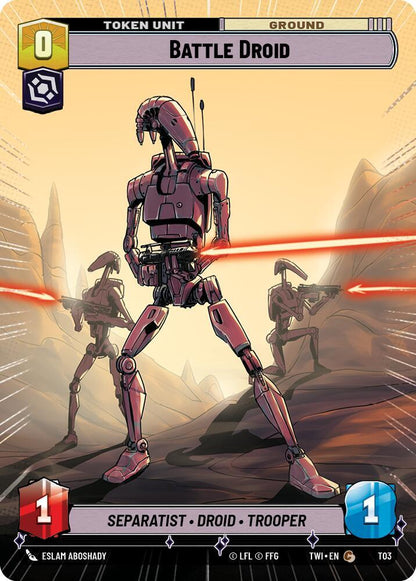 Tipoca City // Battle Droid (Hyperspace) (Back)