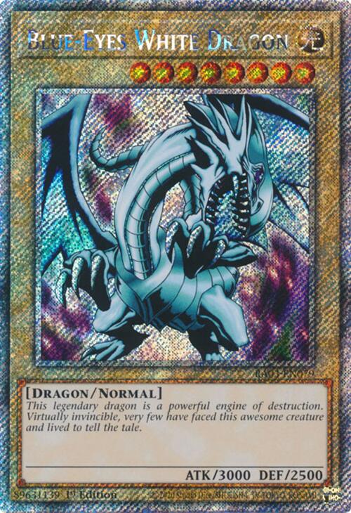 Blue-Eyes White Dragon (Platinum Secret Rare)