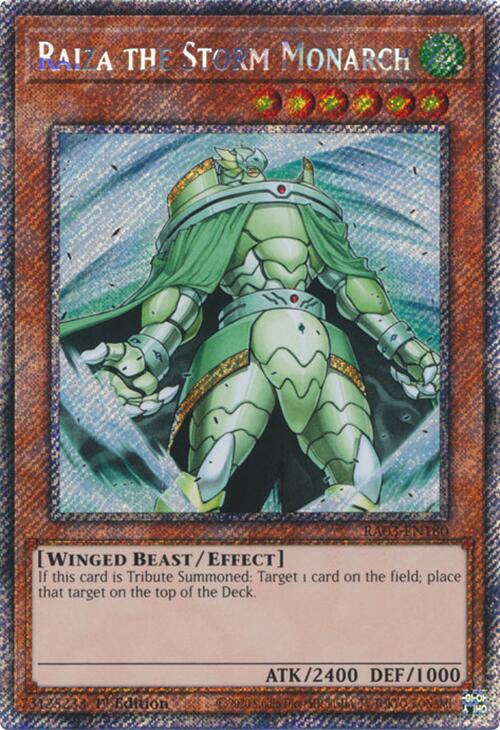 Raiza the Storm Monarch (Platinum Secret Rare)