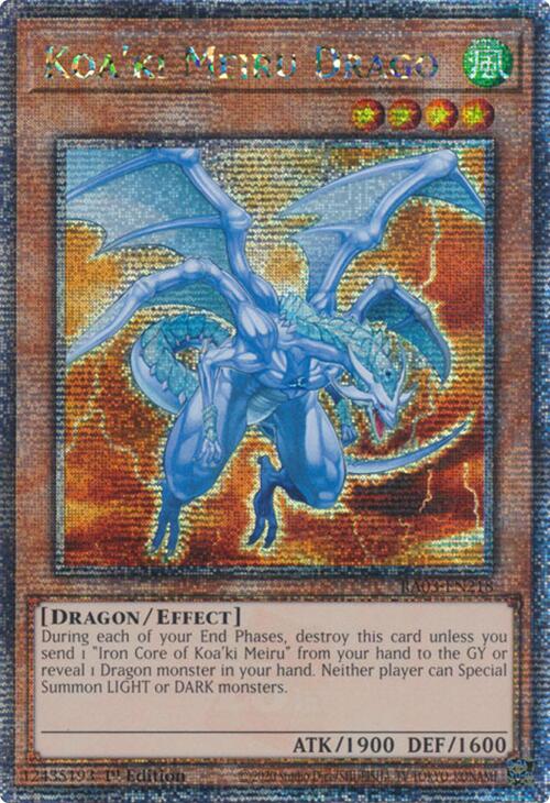 Koa'ki Meiru Drago (Quarter Century Secret Rare)