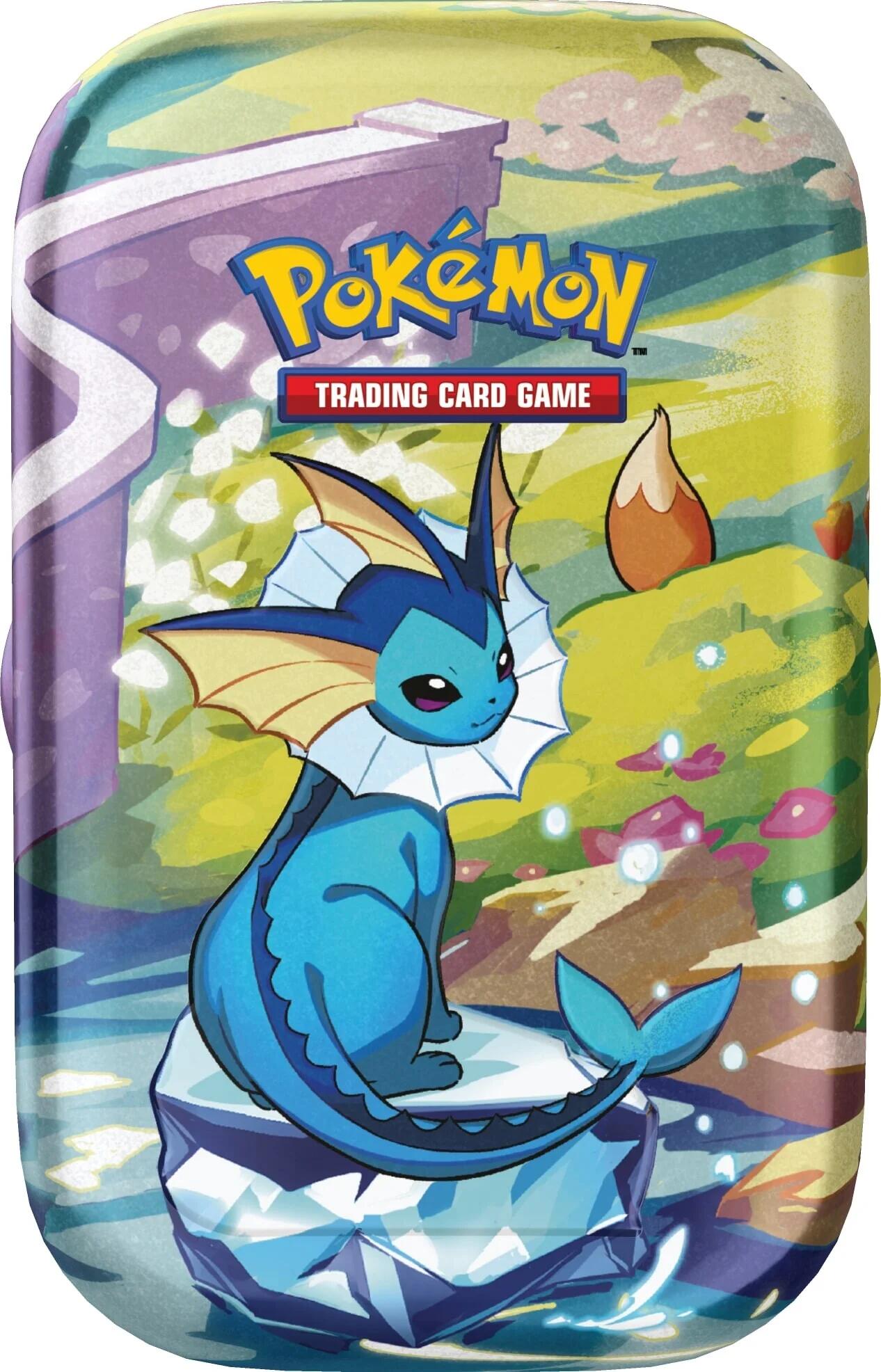 (PREORDER) Scarlet & Violet: Prismatic Evolutions Mini Tin (Vaporeon)