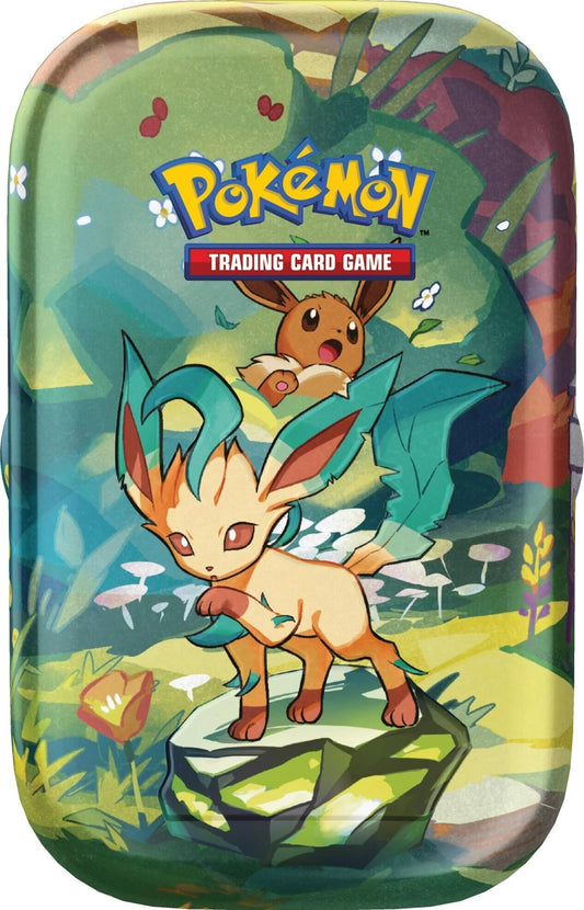 (PREORDER) Scarlet & Violet: Prismatic Evolutions Mini Tin (Leafeon)