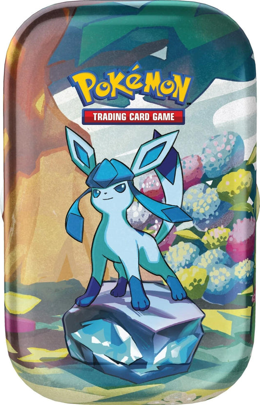 (PREORDER) Scarlet & Violet: Prismatic Evolutions Mini Tin (Glaceon)