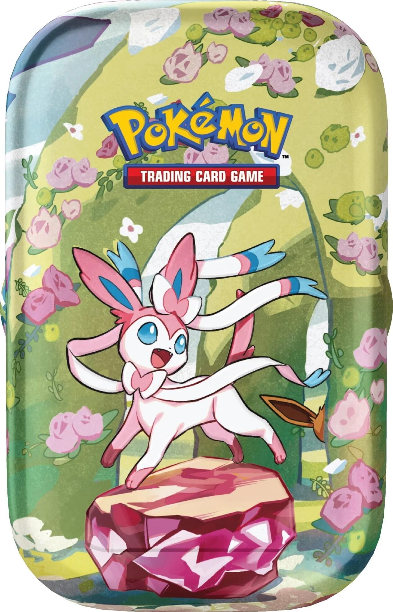 (PREORDER) Scarlet & Violet: Prismatic Evolutions Mini Tin (Sylveon)