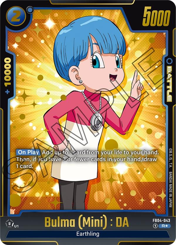 Bulma (Mini) : DA (Alternate Art) [FB04 - FB04-043]