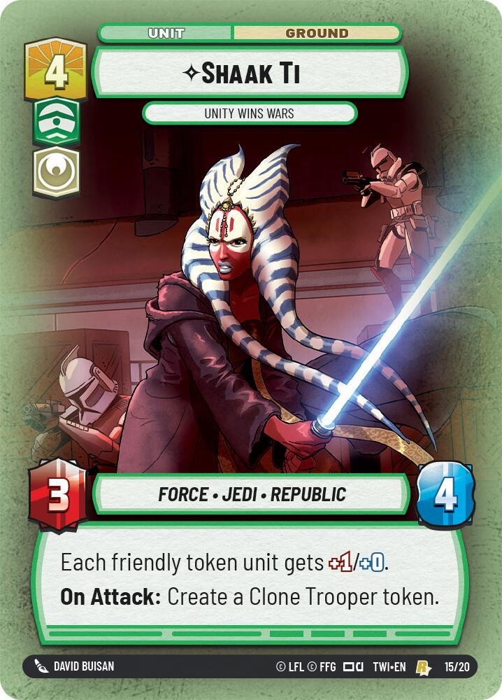 Shaak Ti - L'unité gagne les guerres [TWI-WPP - 15/20] - Twilight of the Republic : Promos hebdomadaires