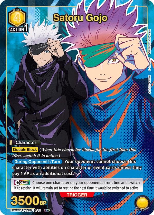 Satoru Gojo (011) (R*) [UE03BT - UE03BT/JJK-1-011 - R*] - UE03BT: Jujutsu Kaisen