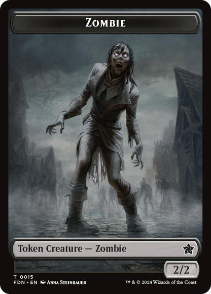 Faerie // Zombie Double-Sided Token (Back)