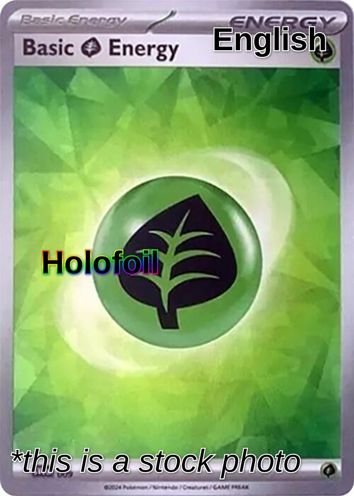 Basic Grass Energy (Cracked Ice Holo)