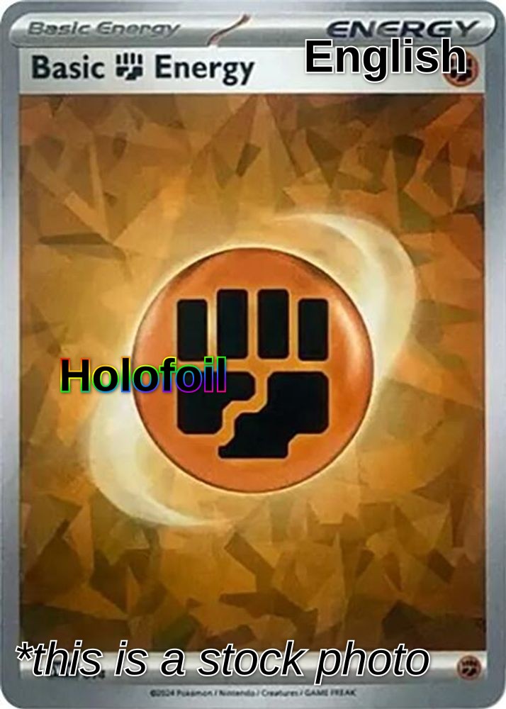 Basic Fighting Energy (Cracked Ice Holo)