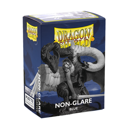 Dragon Shield Non-Glare Matte Blue Sleeves (100-Pack)
