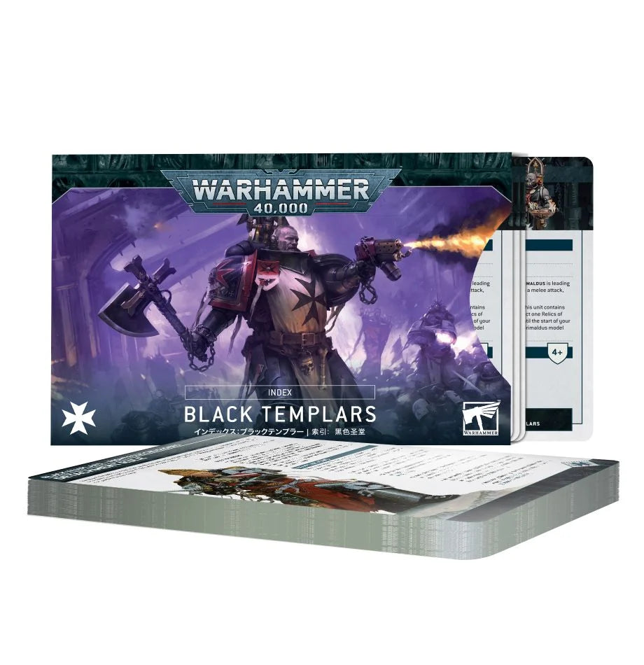 Warhammer: 40k - Index Cards - Black Templars