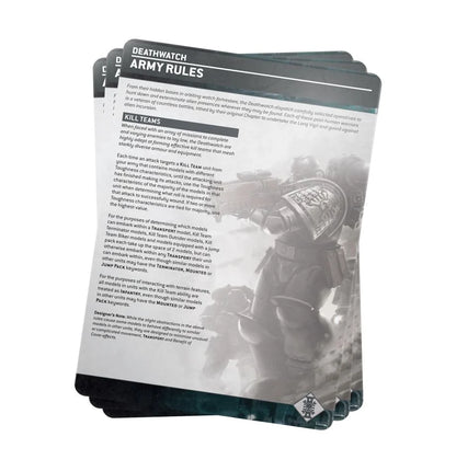 Warhammer: 40k - Index Cards - Deathwatch