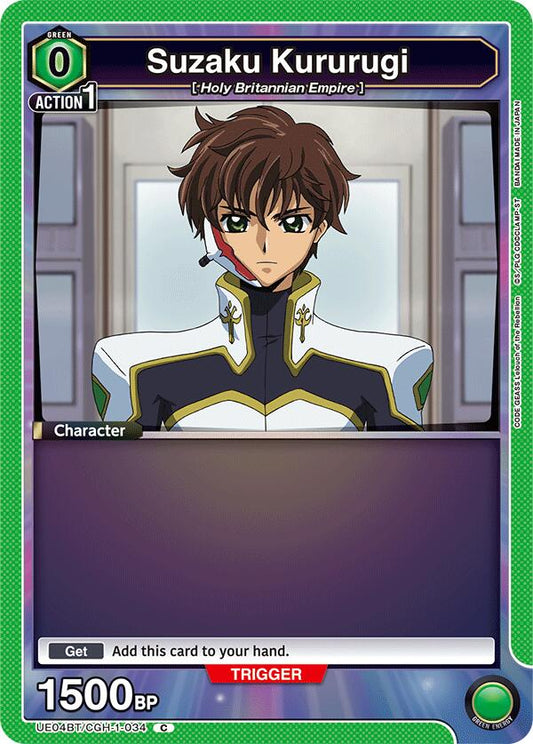 Suzaku Kururugi (034) (Box Topper Foil)