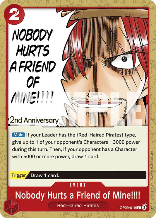 Nobody Hurts a Friend of Mine!!!!