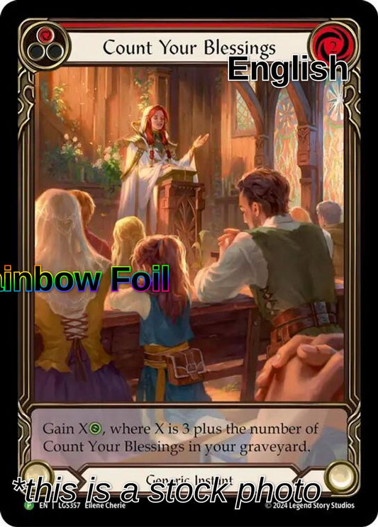 Count Your Blessings (Red) - LGS357