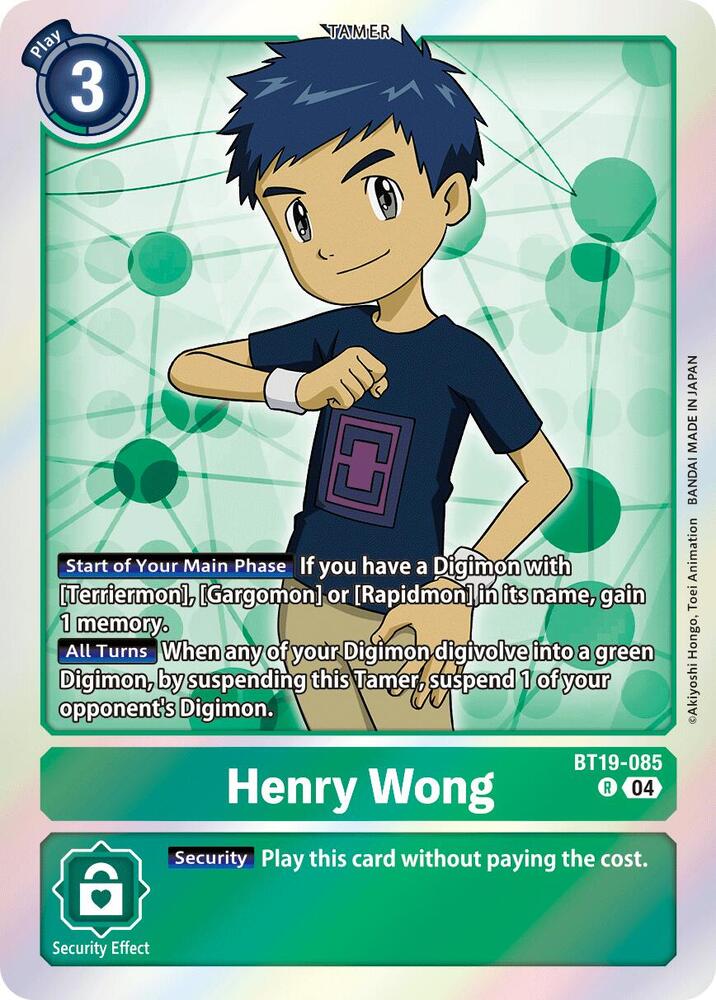 Henry Wong [BT19-20 - BT19-085 R]