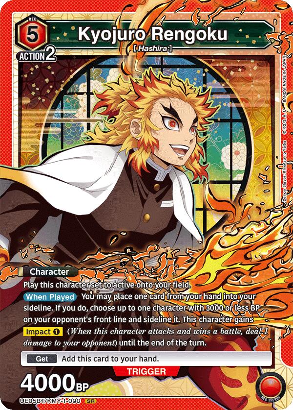 Kyojuro Rengoku (090) [UE05BT - UE05BT/KMY-1-090 - SR] - UE05BT: Demon Slayer: Kimetsu no Yaiba