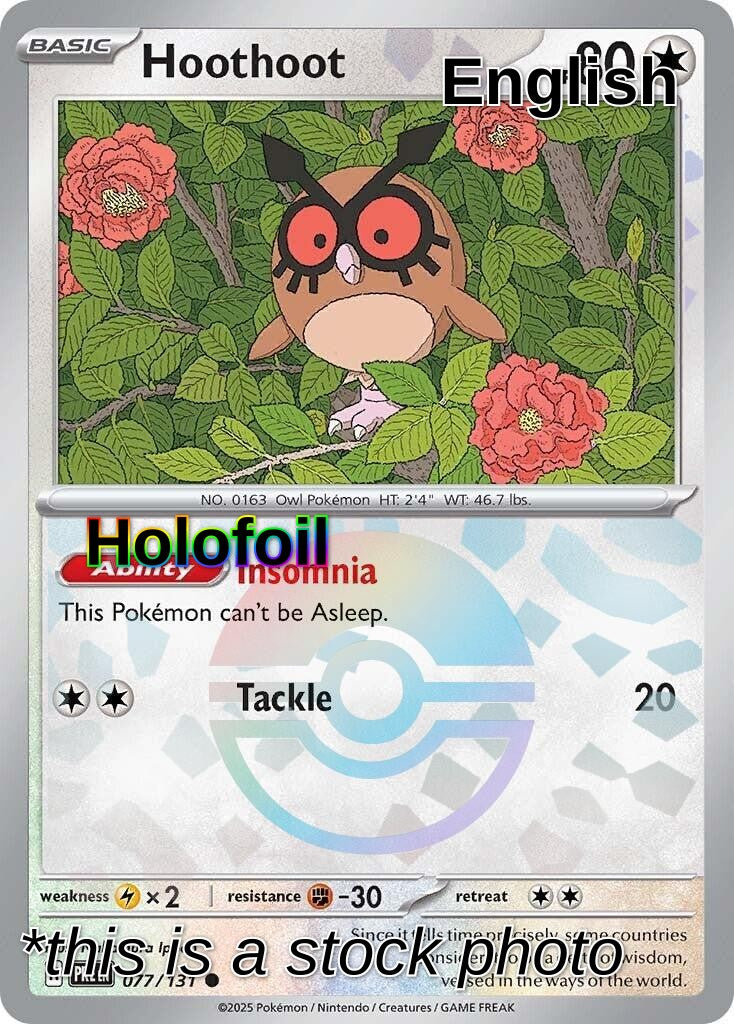 Hoothoot (Poke Ball Pattern)