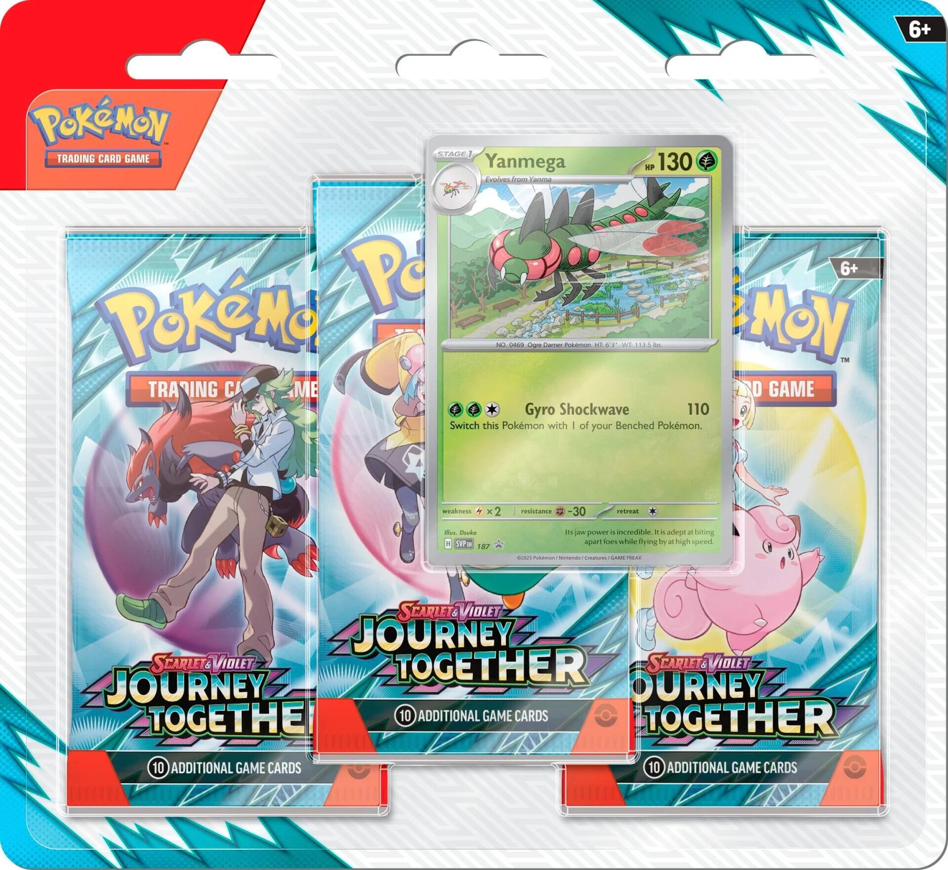 Journey Together 3 Pack Blister [Yanmega]