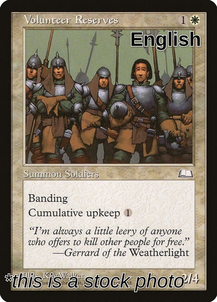 Volunteer Reserves
