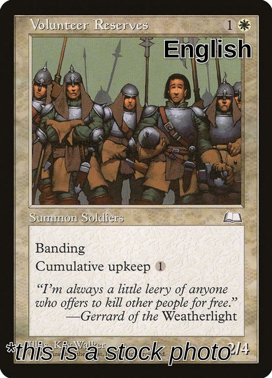 Volunteer Reserves