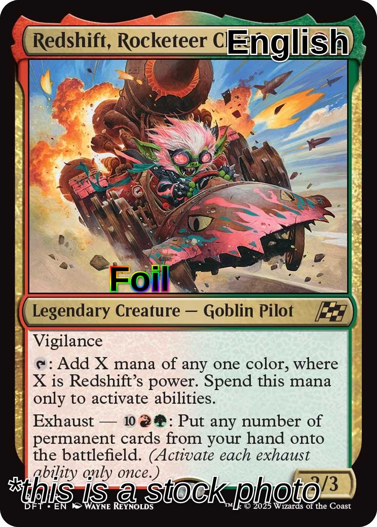 Redshift, Rocketeer Chief